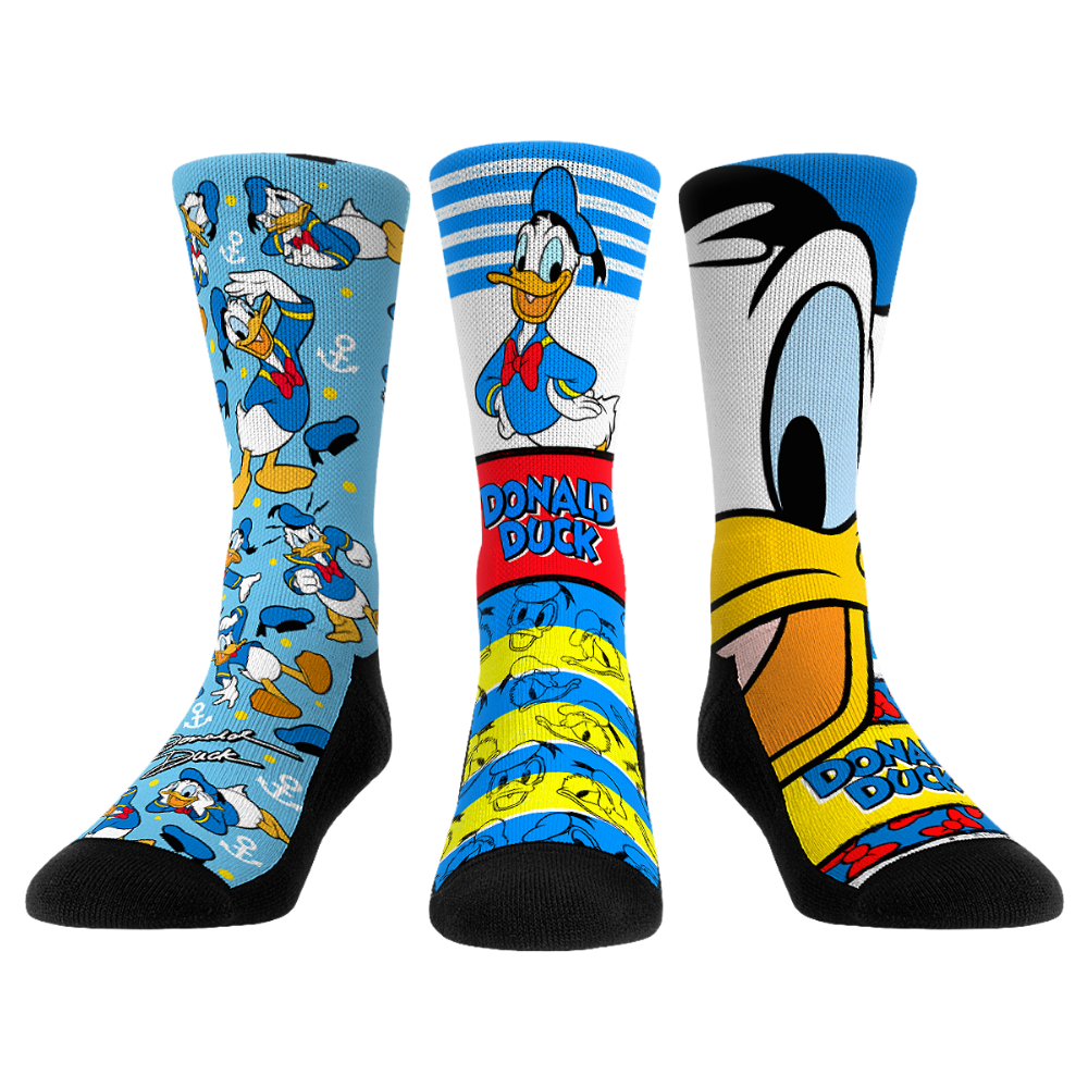 Rock 'Em Socks Rock 'Em Socks Donald Duck - 3-Pack — main product shot