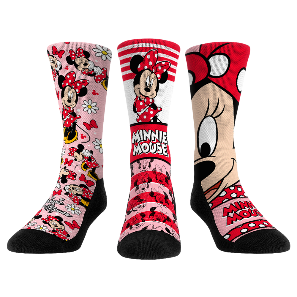 Rock 'Em Socks Rock 'Em Socks Minnie Mouse - 3-Pack — main product shot