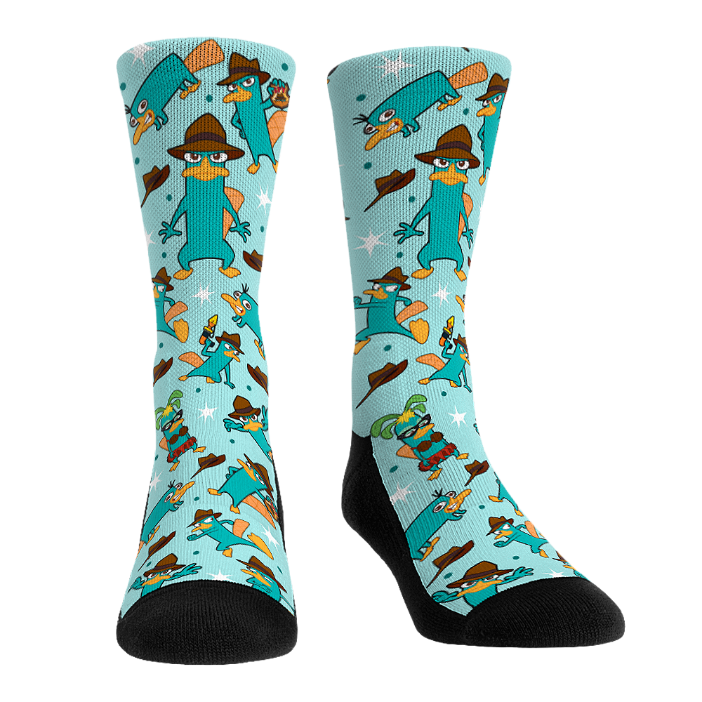 Rock 'Em Socks Rock 'Em Socks Phineas and Ferb - Perry All-Over — main product shot