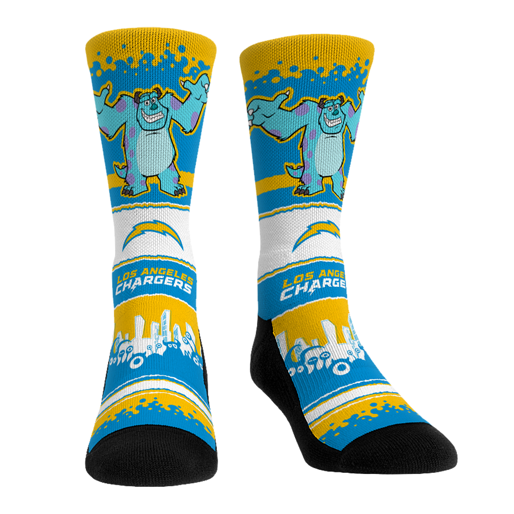 Rock 'Em Socks Rock 'Em Socks Los Angeles Chargers - Monsters, Inc.  - Sully — main product shot