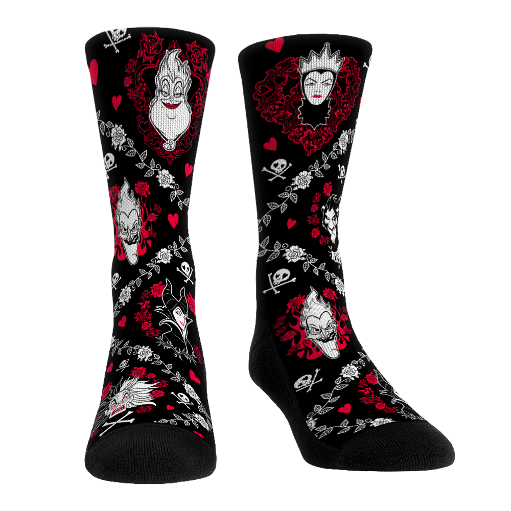 Rock 'Em Socks Rock 'Em Socks Disney Villains - Villaintine's All-Over — main product shot