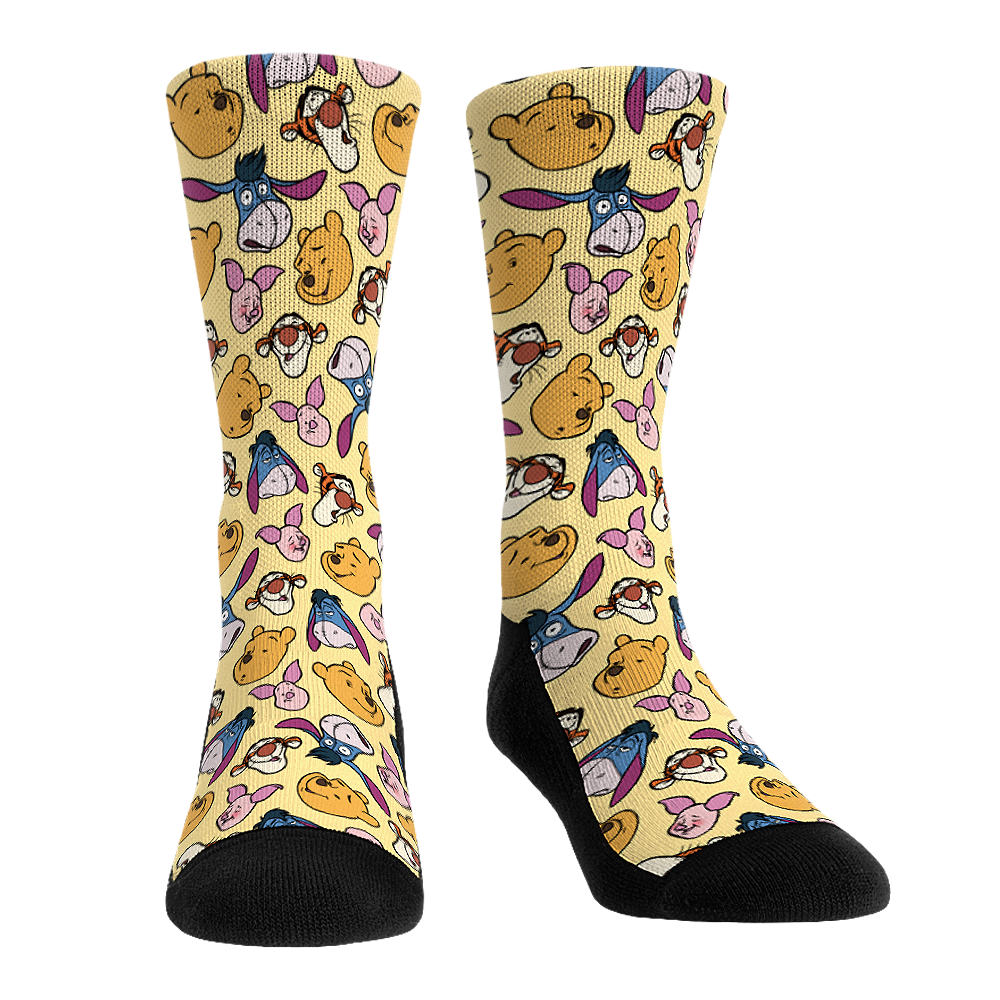 Rock 'Em Socks Rock 'Em Socks Winnie The Pooh - Faces All-Over — main product shot
