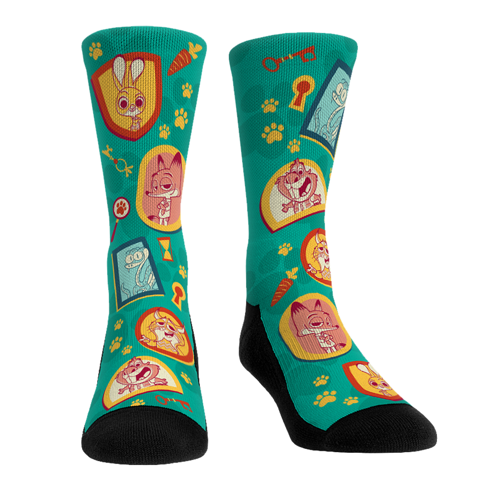 Rock 'Em Socks Rock 'Em Socks Zootopia 2 - City Dwellers All-Over — main product shot