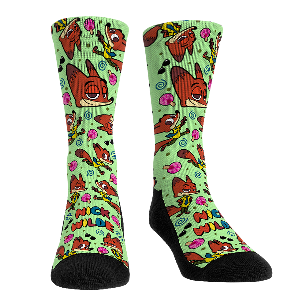 Rock 'Em Socks Rock 'Em Socks Zootopia - Nick Wilde All-Over — main product shot