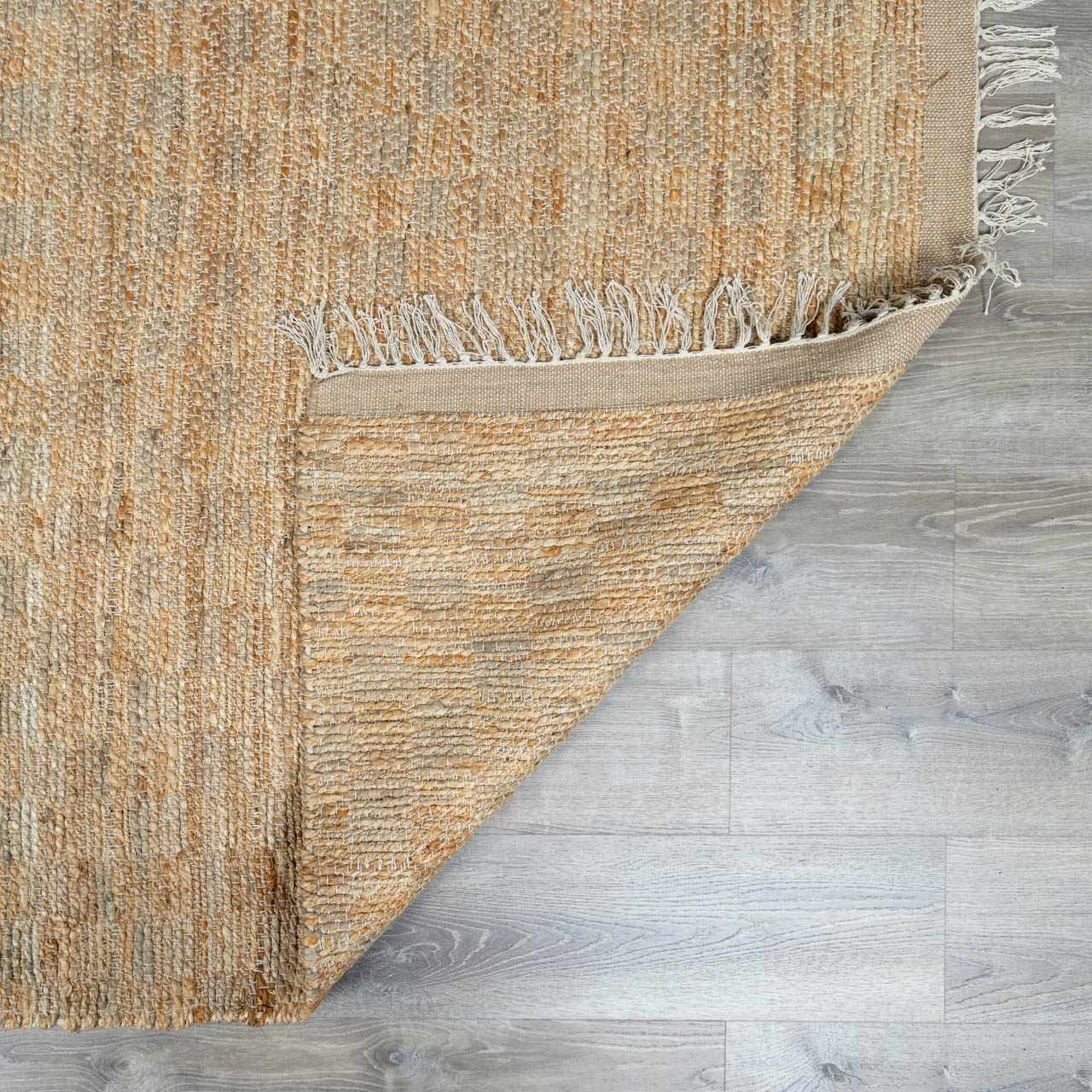 Lonut Checkered Jute Area Rug - Clearance – Boutique Rugs, view 6