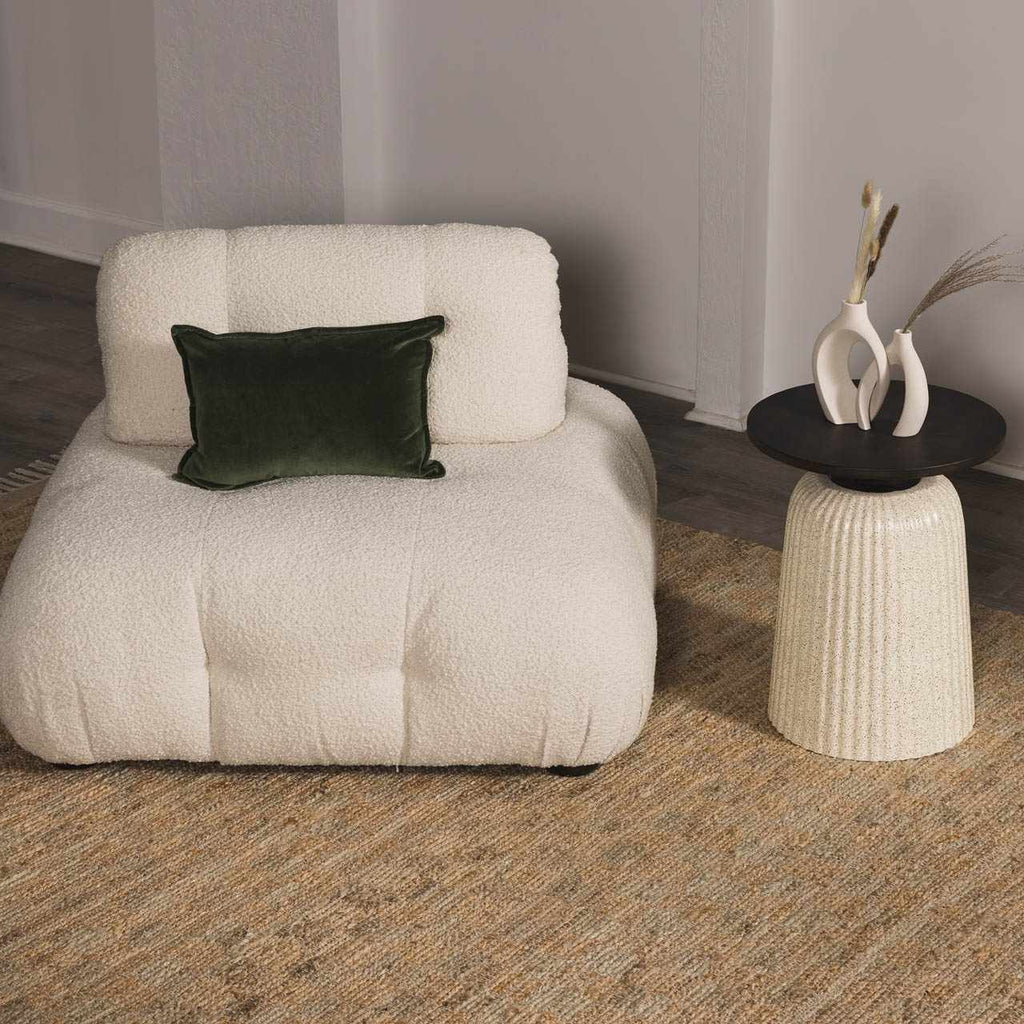 Lonut Checkered Jute Area Rug - Clearance – Boutique Rugs, view 5