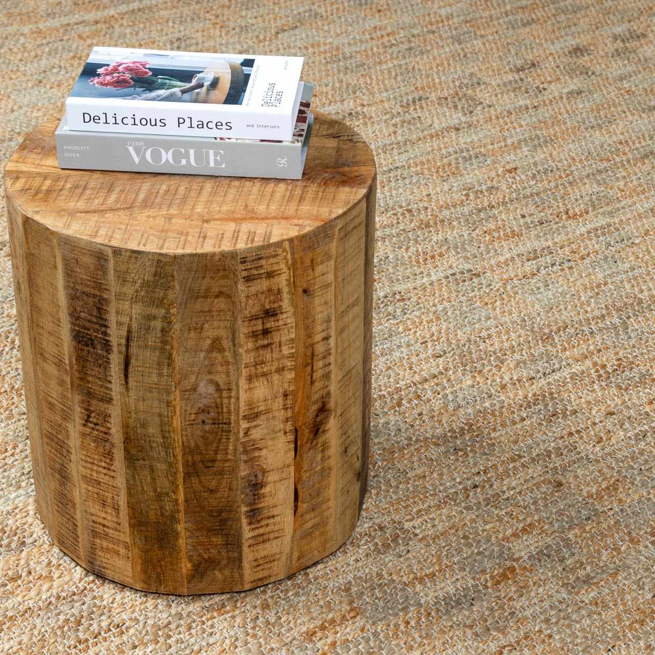 Lonut Checkered Jute Area Rug - Clearance – Boutique Rugs, view 11