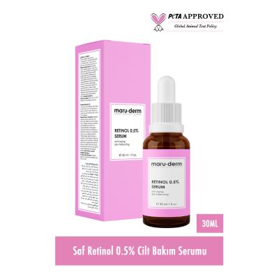 Maruderm Retinol 0.5% Anti-Aging Face Serum - Rejuvenates Skin, Reduces Fine Lines & Wrinkles - 30ml