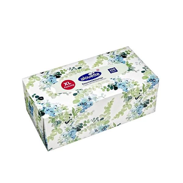 Alouette: Soft & Gentle Facial Tissues - 200 Count, 2-Ply, Decorative Box, Chlorine & Plastic-Free - Premium Quality
