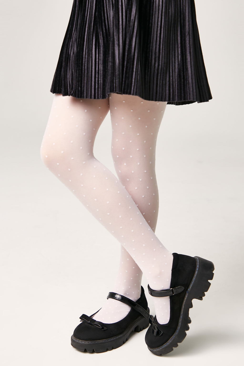 TheRanok.com Conte Tights for girls Dotsy 30 Den - Reinforced Panty-Shorts Torso — size reference