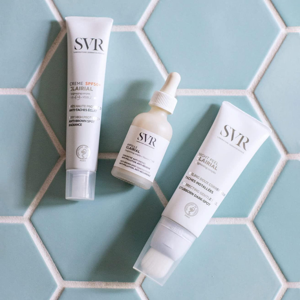SVR Clairial Night Peel Cream - Hyperpigmentation Treatment with Niacinamide & Citric Acid