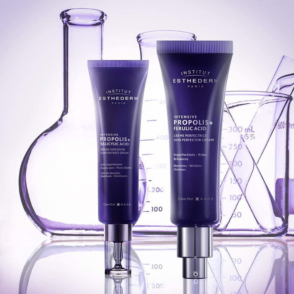 Institut Esthederm Intensive Propolis + Salicylic Acid Serum for Acne-Prone Skin - Reduces Acne, Regulates Sebum, Improves Skin Texture