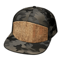 The Heartbeat Brand Blank 7 Panel Hat — Cork Tan Camo (Unisex) — main product shot