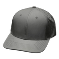 The Heartbeat Brand Blank 6 Panel Hat — Silver Gray (Unisex) — main product shot