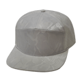 The Heartbeat Brand Blank 7 Panel Hat — White Camo (Unisex) — main product shot