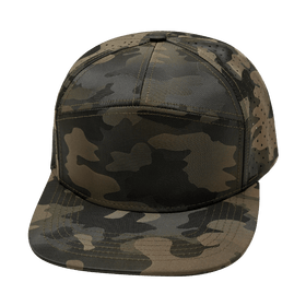 Blank - 7 Panel - Tan Camo (Unisex) - Laser Mesh
