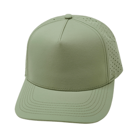 Blank 5 Panel Hat — Structured / Sage (Unisex)