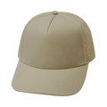 The Heartbeat Brand Blank 5 Panel Hat — Structured / Cream (Unisex) — main product shot
