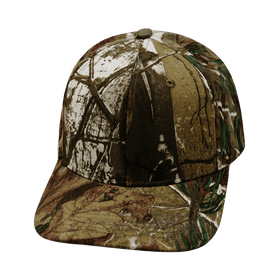 Blank 6 Panel Hat — Light Moss Tree Camo (Unisex)
