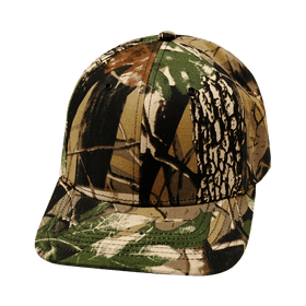 Blank 6 Panel Hat — Tan Tree Camo (Unisex)