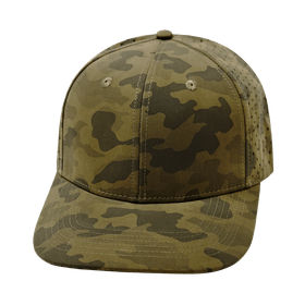 Blank 6 Panel Hat — Earth Camo (Unisex)