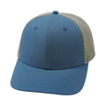 The Heartbeat Brand Blank 6 Panel Hat — Light Blue / Gray (Unisex) — main product shot