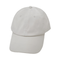 The Heartbeat Brand Blank 6 Panel Hat — Unstructured / Relaxed Fit / Pony Tail / White (Unisex) -… — main product shot