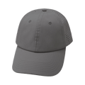 The Heartbeat Brand Blank 6 Panel Hat — Unstructured / Relaxed Fit / Pony Tail / Gray (Unisex) -… — main product shot