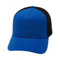 The Heartbeat Brand Blank 5 Panel Hat — Structured / Royal Blue / Black (Unisex) — main product shot