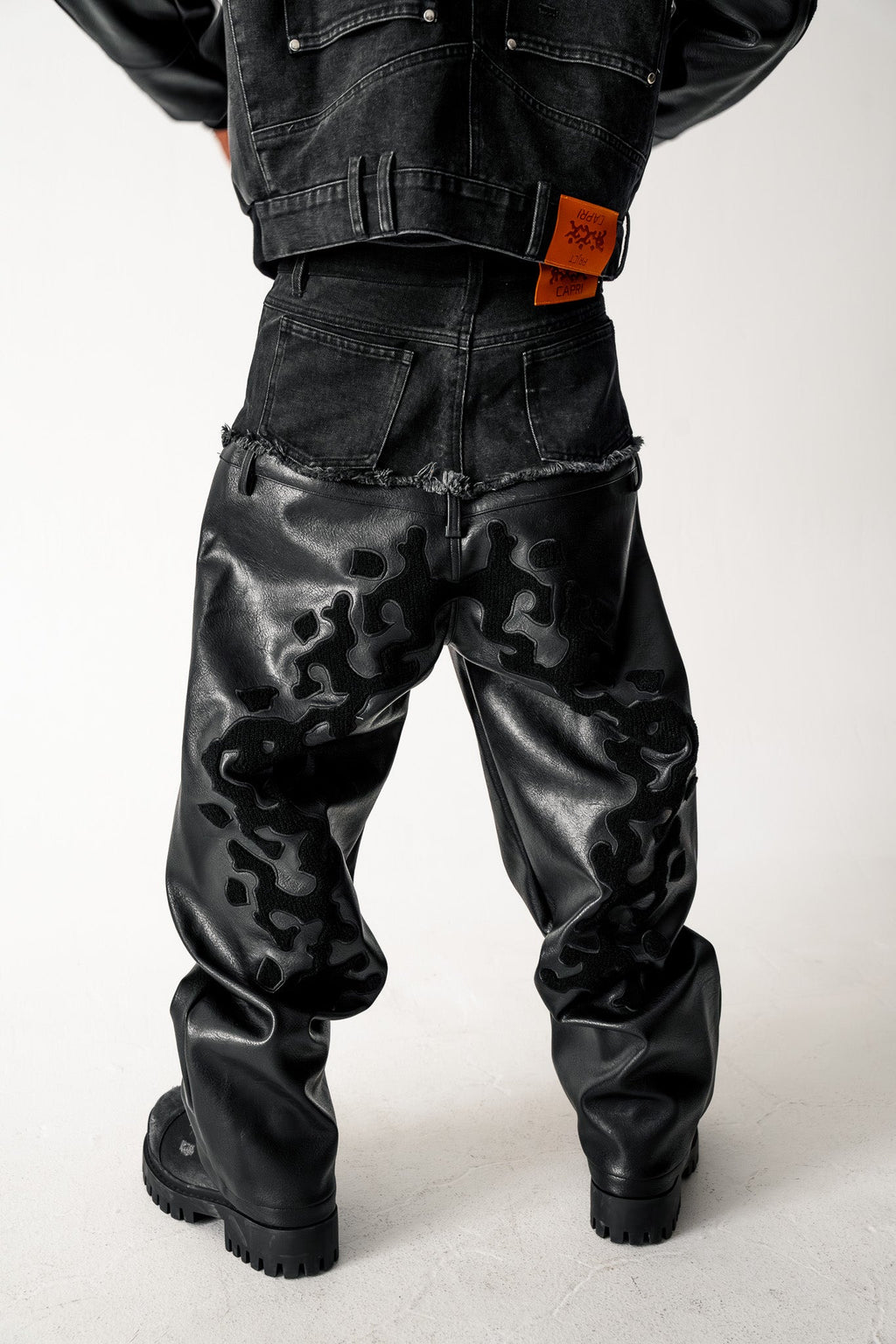 ProjectCapri Capri Leather Pants — lifestyle context