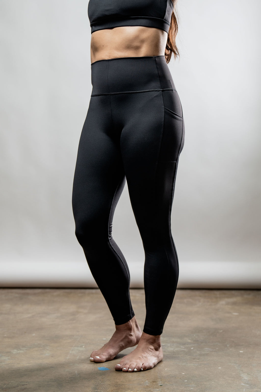 Varlo Women's SOHO Full Length High Waist Leggings (Black) — detail shot 9