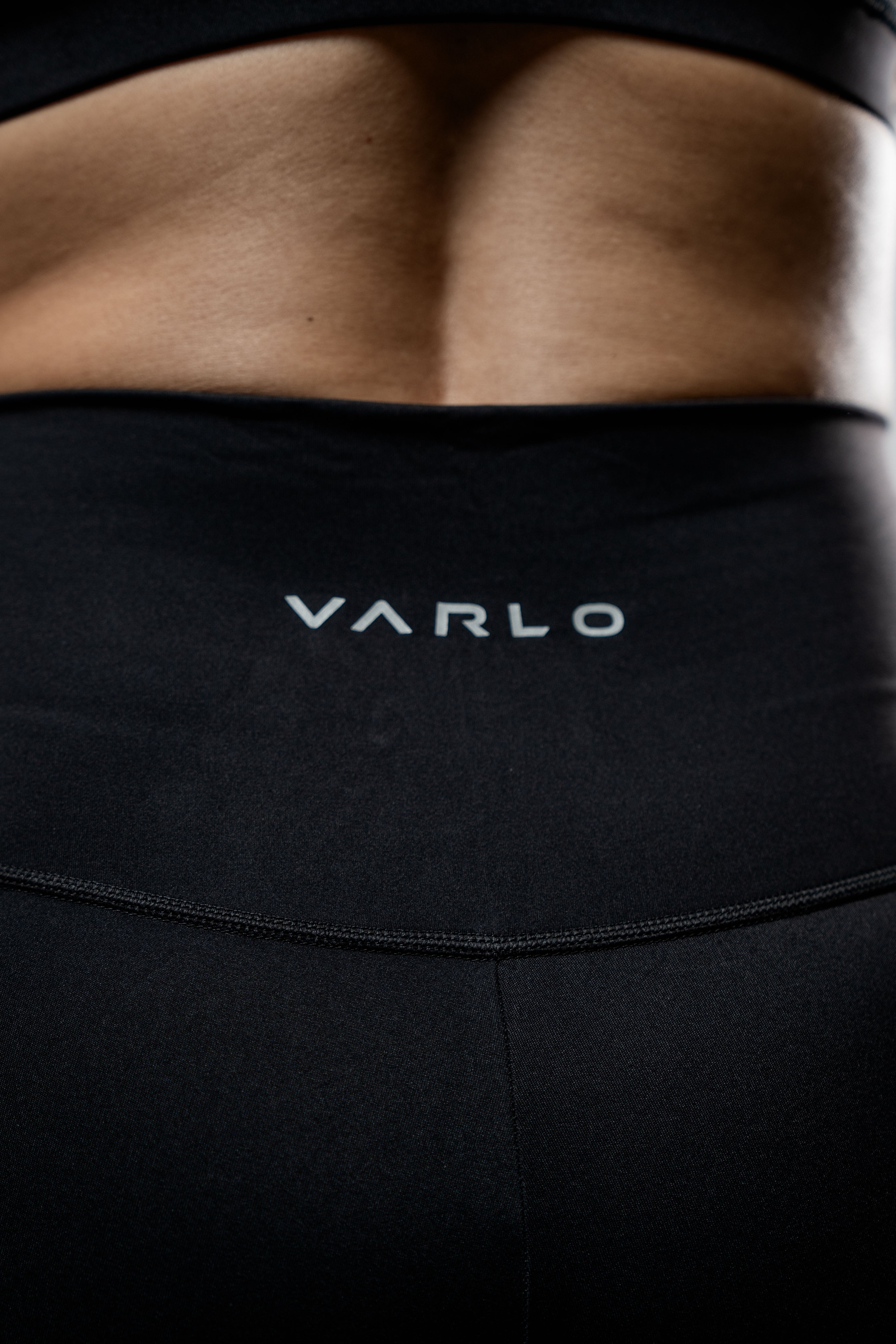 Varlo Women's SOHO Full Length High Waist Leggings (Black) — lifestyle worn / used context