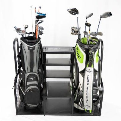GolfBays Dual Bag Display Storage Organiser – GolfbaysUSA