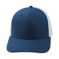 The Heartbeat Brand Blank 6 Panel Hat — Navy / Gray (Unisex) — main product shot