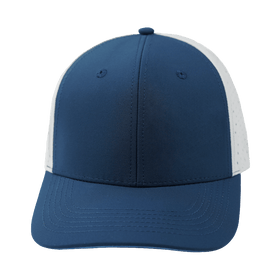 Blank 6 Panel Hat — Navy / Gray (Unisex)