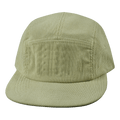 The Heartbeat Brand Blank 5 Panel Hat — Corduroy Unstructured / Sand (Unisex) / Full Fabric — main product shot