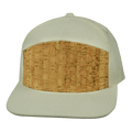 The Heartbeat Brand Blank 7 Panel Hat — Corduroy Cork / Cream (Unisex) — main product shot