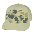 The Heartbeat Brand Blank 7 Panel Hat — Cream / Soft Cream Camo (Unisex — main product shot