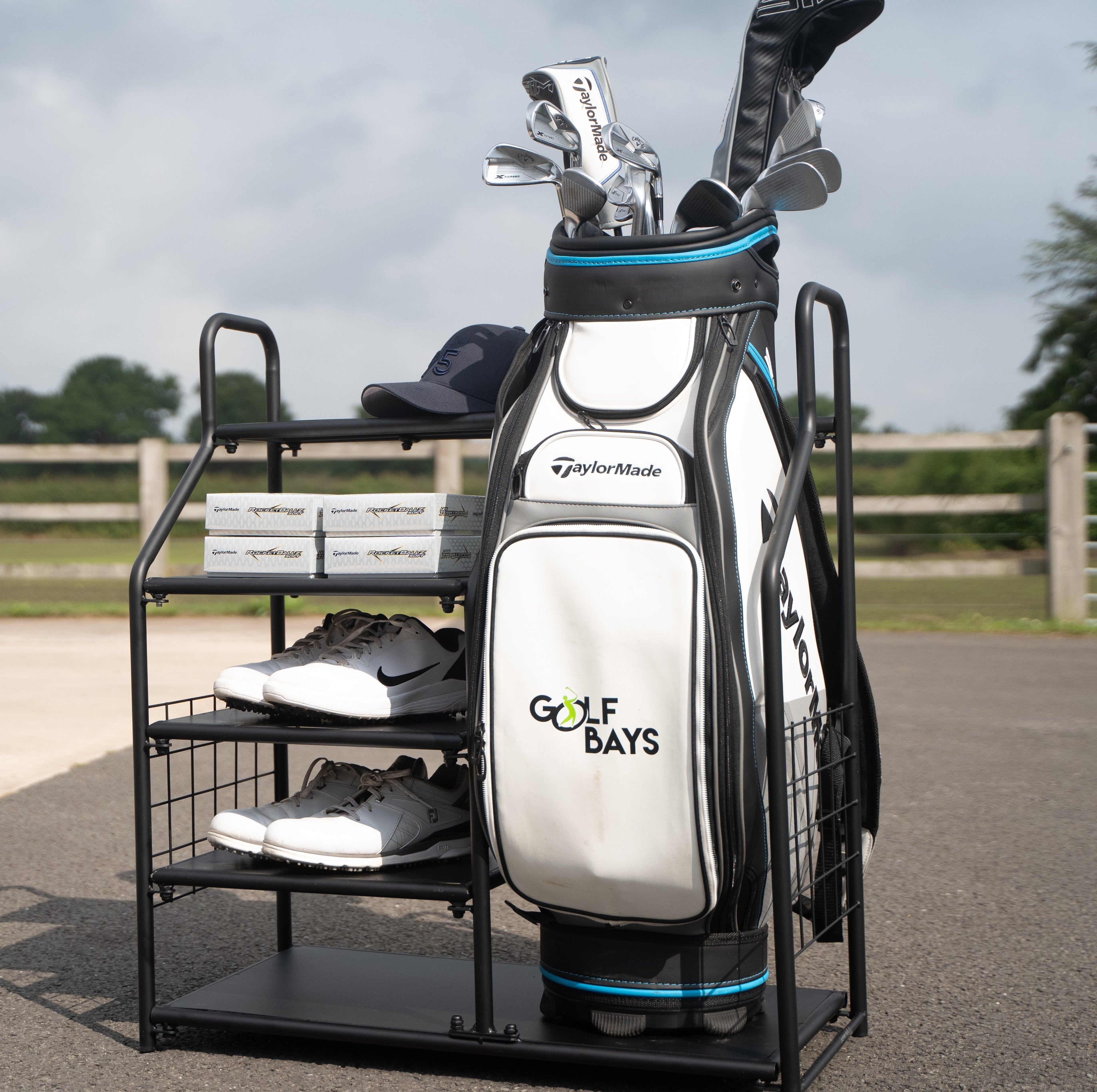 GolfBays Single Bag Display Storage Organiser – GolfbaysUSA, view 6
