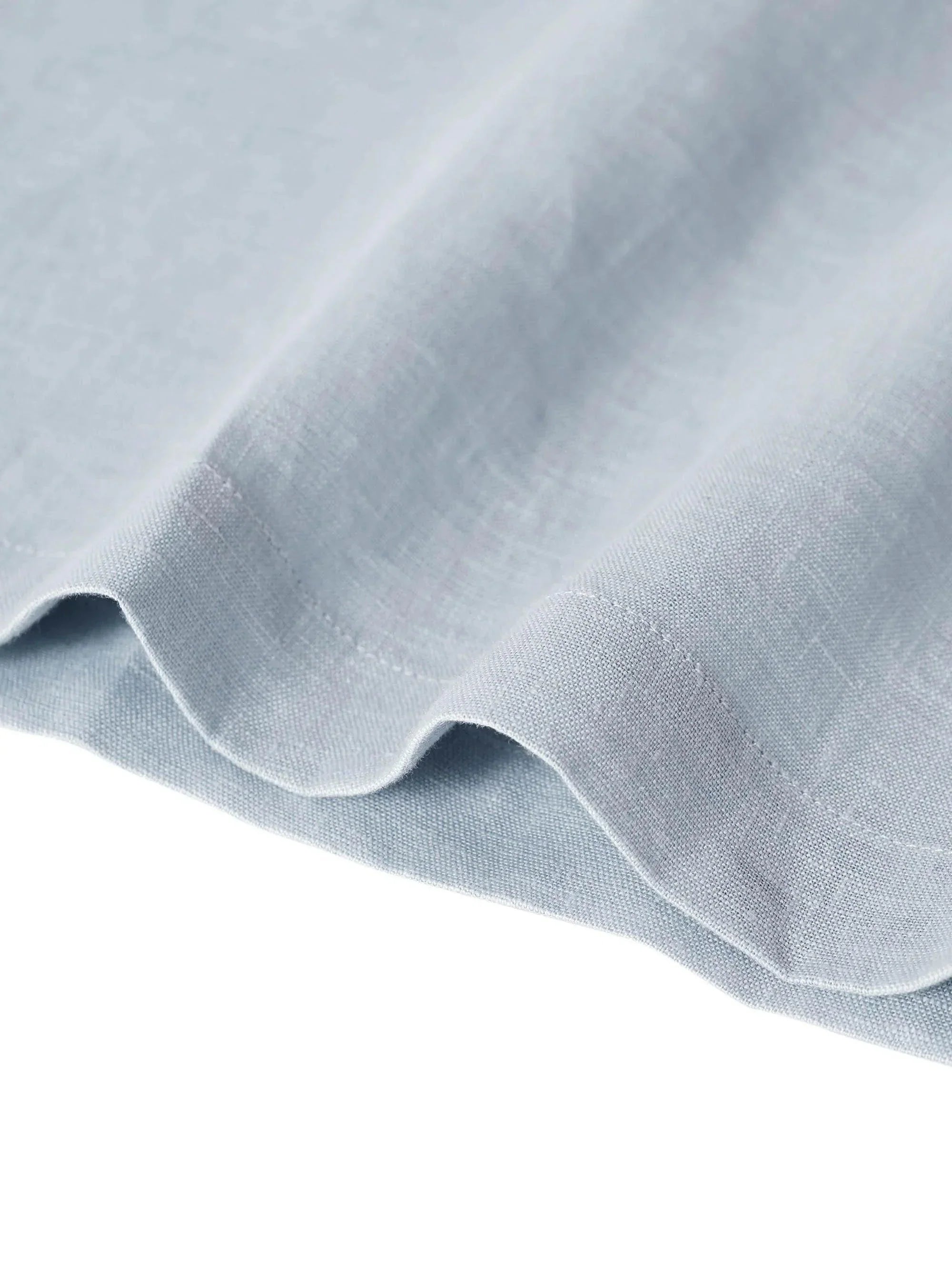 LINTICO 100% Linen Boatneck 3/4 Length Sleeve Top AURORA — detail shot 10