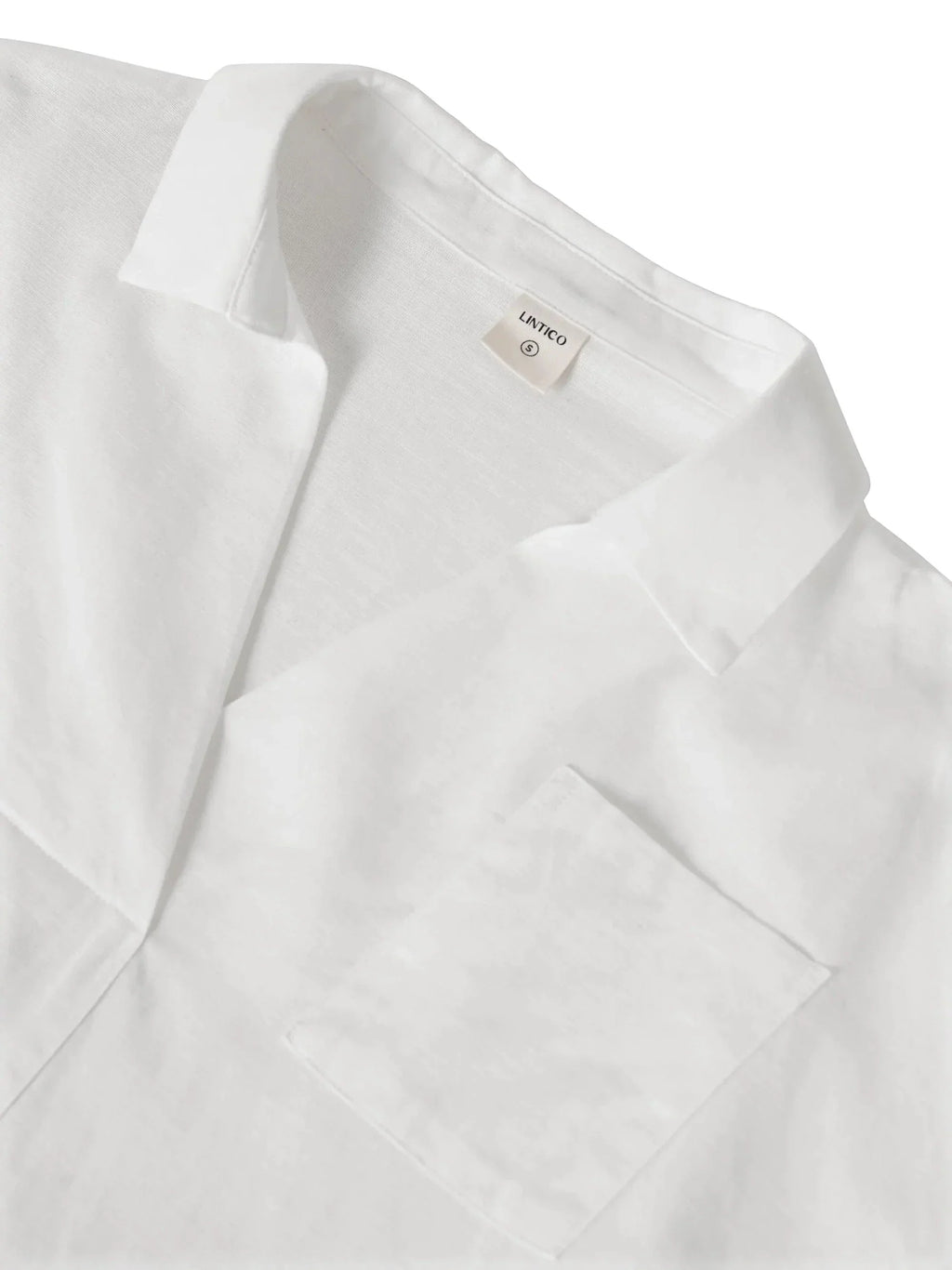 LINTICO Linen Oversized Fit Pocket Shirt ELOWEN — detail shot 8