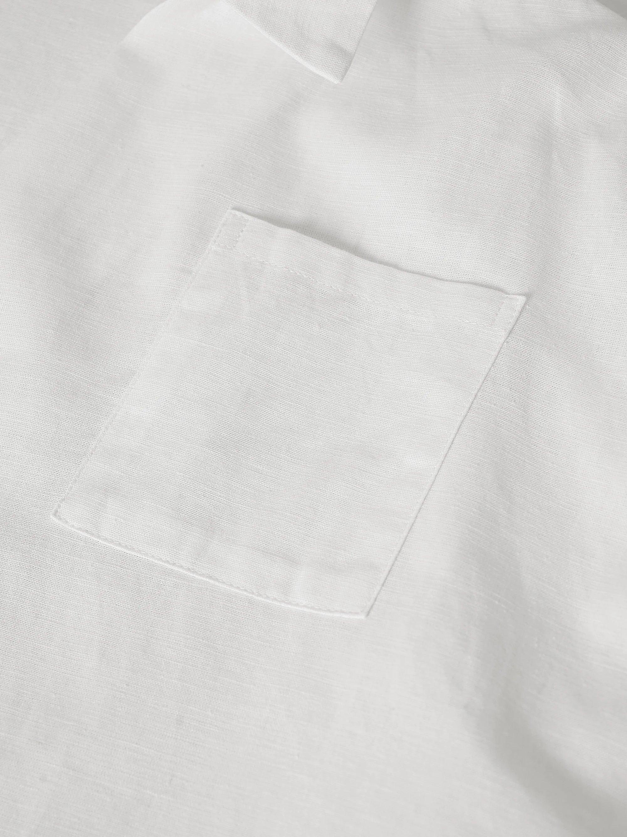 LINTICO Linen Oversized Fit Pocket Shirt ELOWEN — detail shot 10