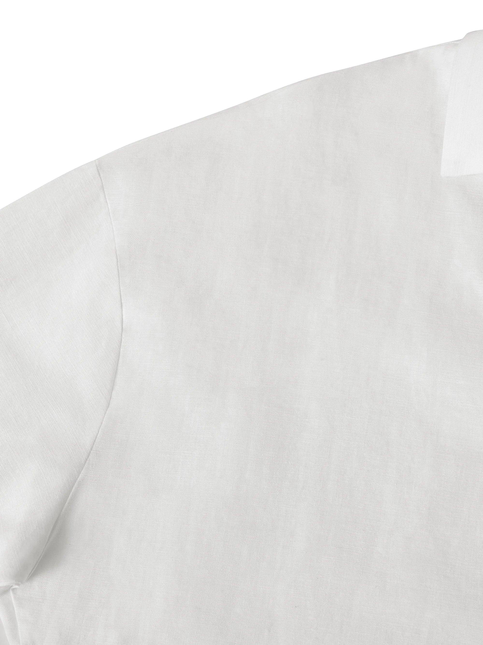 LINTICO Linen Oversized Fit Pocket Shirt ELOWEN — detail shot 9
