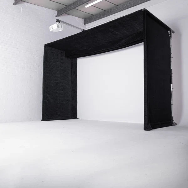 GolfBays Lux Golf Simulator Hitting Enclosure – GolfbaysUSA