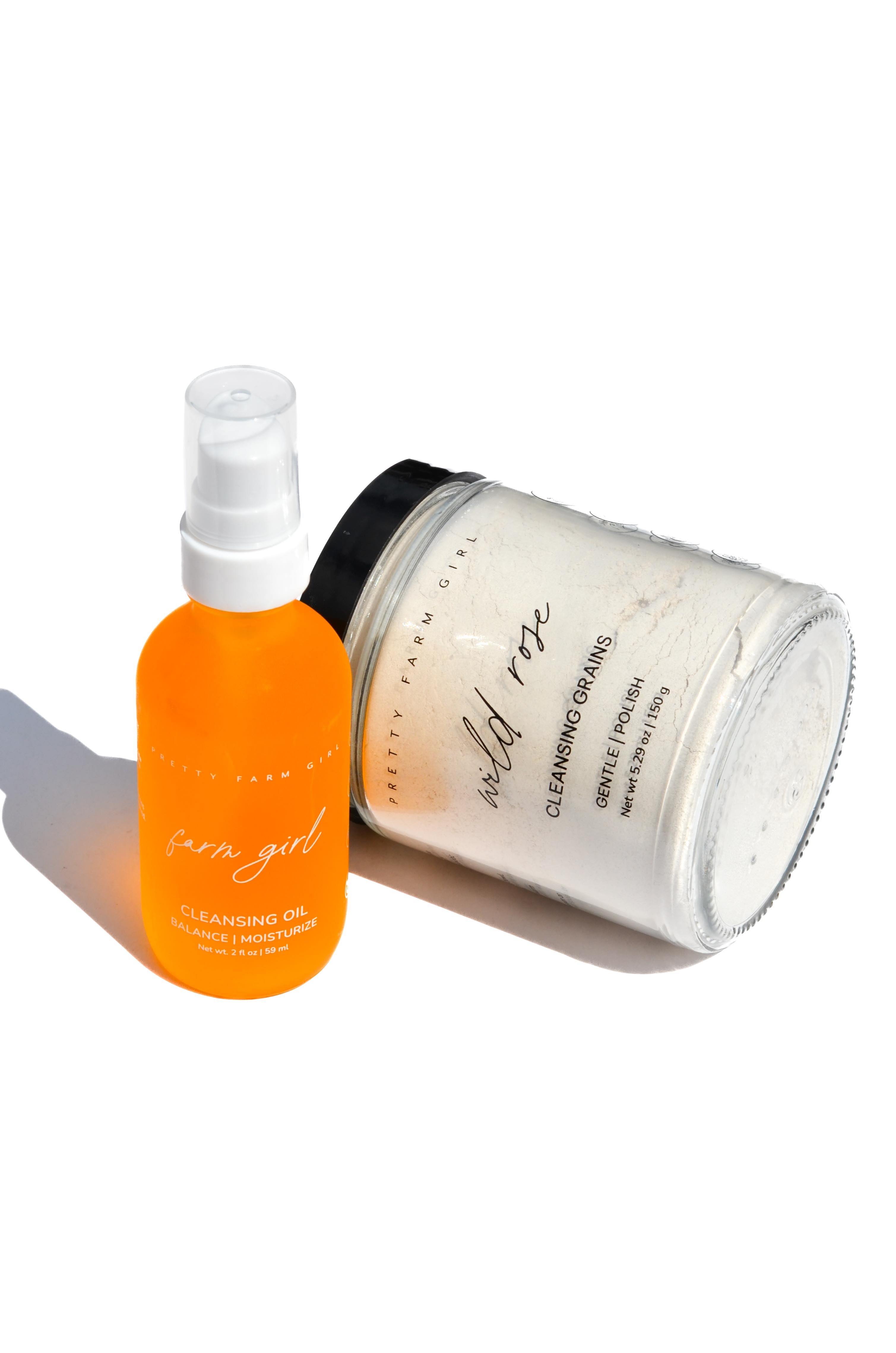 Pretty farm girl Double Cleansing Face Kit — main product shot