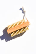 Pretty farm girl Bamboo Nail Brush With Sisal Bristles — main product shot