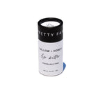 Pretty farm girl Fragrance Free Tallow + Honey Lip Butter in Eco-Friendly Travel Tubes — side view