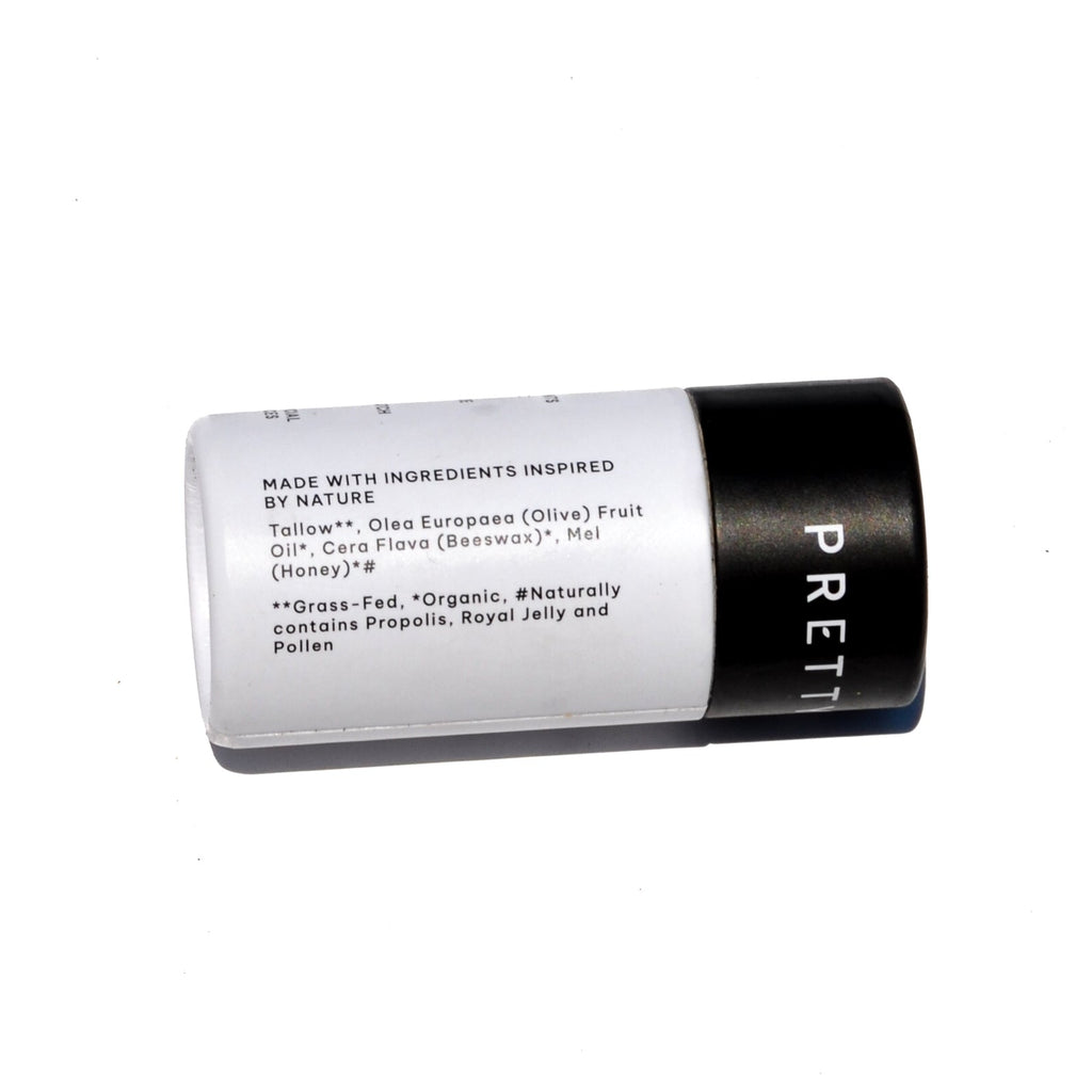 Pretty farm girl Fragrance Free Tallow + Honey Lip Butter in Eco-Friendly Travel Tubes — back view