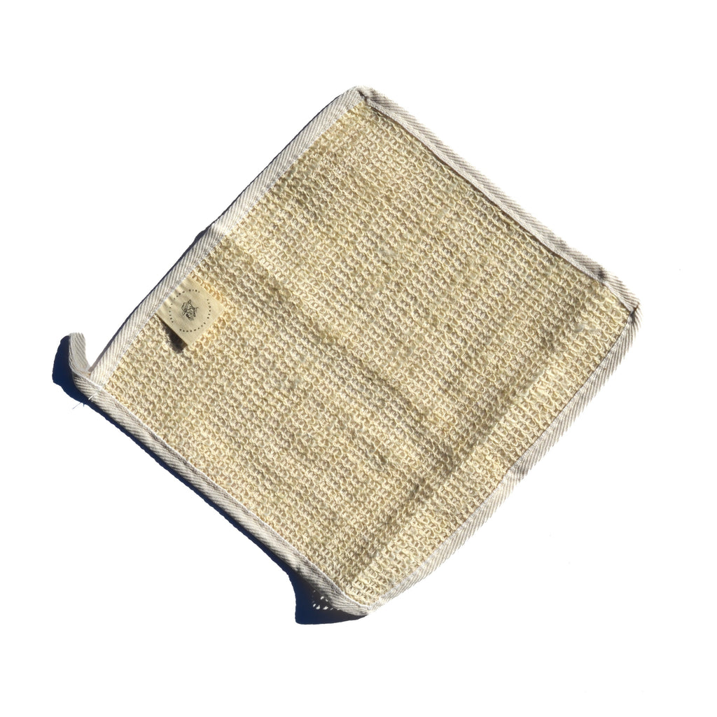 Pretty farm girl Sisal Exfoliating Wash Cloth — lifestyle context