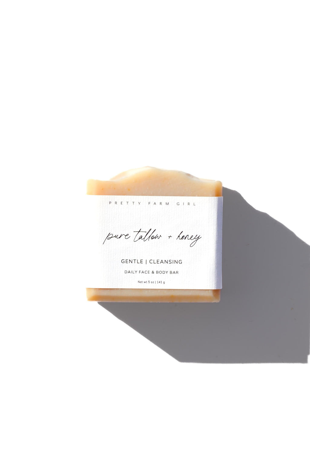Pretty farm girl Fragrance Free Handmade Tallow + Goat Milk Soap Bar Trio — alternative angle